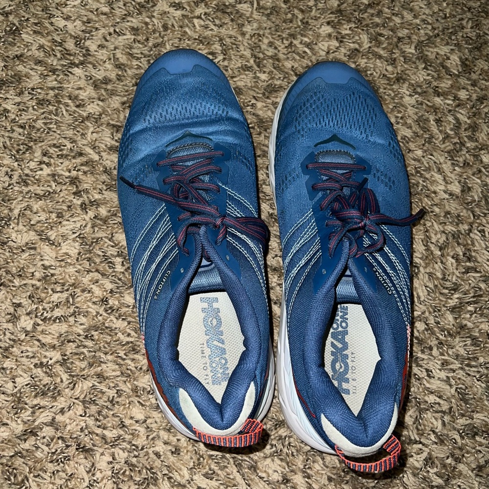 Hoka Blue Clifton 6 Athletic Shoes Sjze 11.5 - Picture 7 of 8